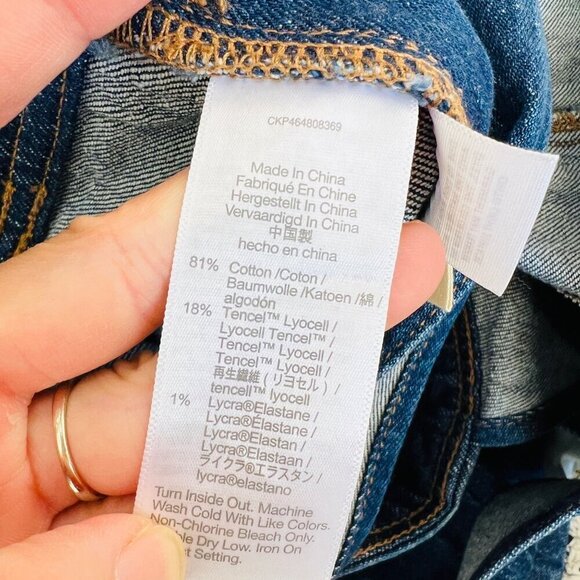 Madewell NWT tapered legs overall denim, Blue, Size 00 022 - Picture 11 of 11